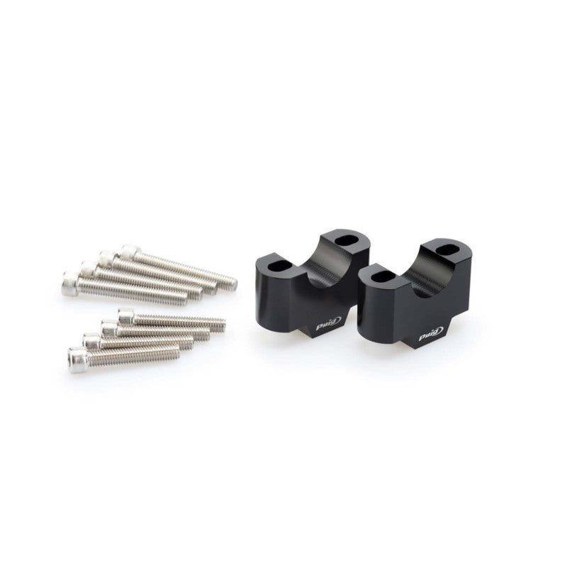 PUIG RISERS PER MANUBRI TRIUMPH SPEED 400 24-25 NERO-COD.3741N