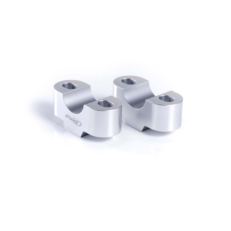 PUIG RISERS PER MANUBRI YAMAHA TRACER 7 21-25 SILVER-3671P