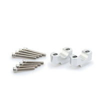 PUIG RISERS PER MANUBRI YAMAHA TRACER 9 21-24 SILVER-3740P