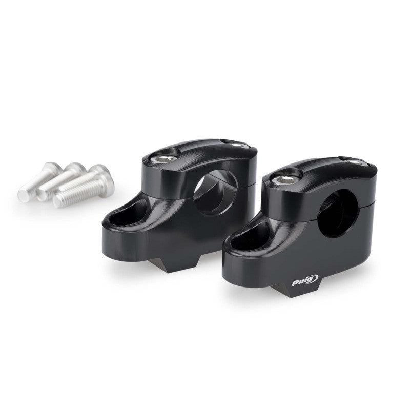 PUIG RISERS PULLBACK PER MANUBRI BMW F800 GS 24-25 NERO-21811N