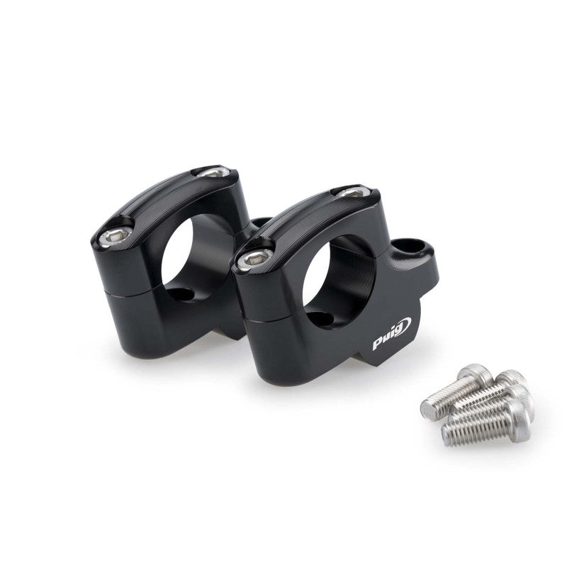 PUIG RISERS PULLBACK PER MANUBRI BMW R1250 GS RALLYE 21-23 NERO-21801N