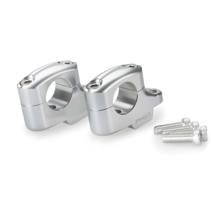 PUIG RISERS PULLBACK PER MANUBRI BMW S1000 XR 24-25 SILVER-22180P