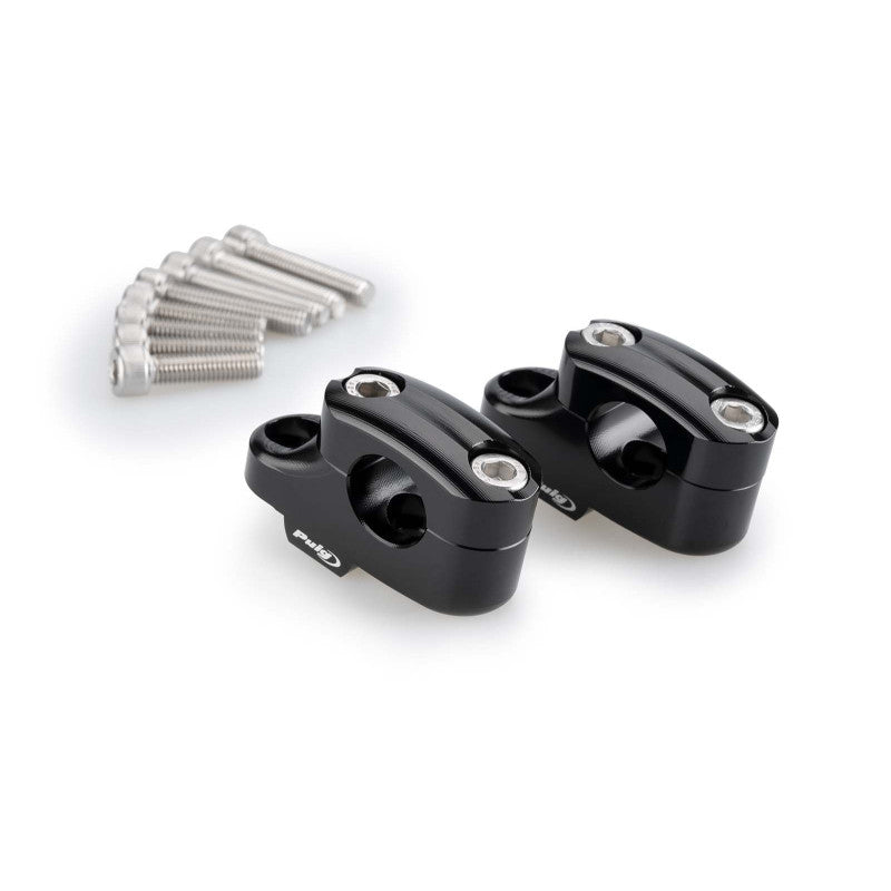 PUIG RISERS PULLBACK PER MANUBRI HONDA MSX125 GROM 21-25 NERO-21750N