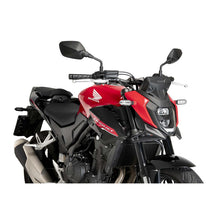PUIG SPOILER ANTERIORE DOWNFORCE NAKED HONDA CB500 HORNET 24-25 NERO OPACO