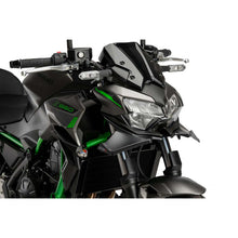 PUIG SPOILER ANTERIORE DOWNFORCE NAKED KAWASAKI Z650 2025 CARBON LOOK