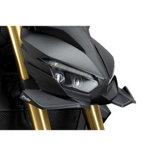 PUIG SPOILER ANTERIORE DOWNFORCE NAKED PER HONDA CB1000 HORNET SP 2025 NERO OPACO