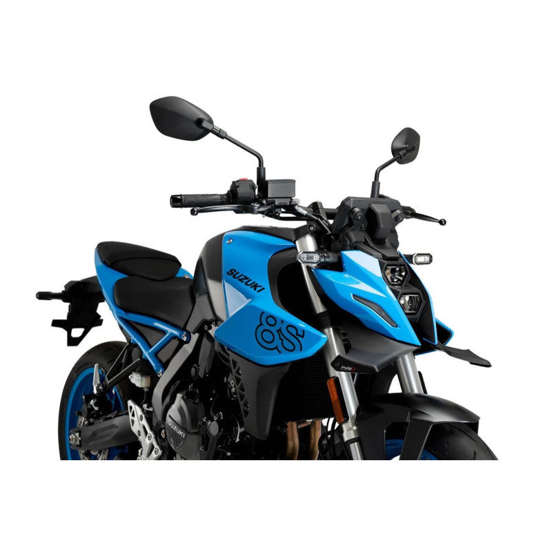 PUIG SPOILER ANTERIORE DOWNFORCE NAKED PER SUZUKI GSX-8S 23-25 NERO OPACO
