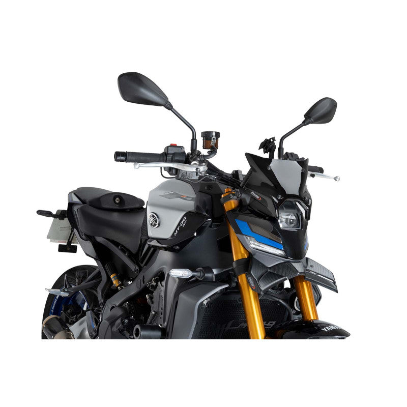 PUIG SPOILER ANTERIORE DOWNFORCE NAKED YAMAHA MT-09 Y-AMT 24-25 CARBON LOOK