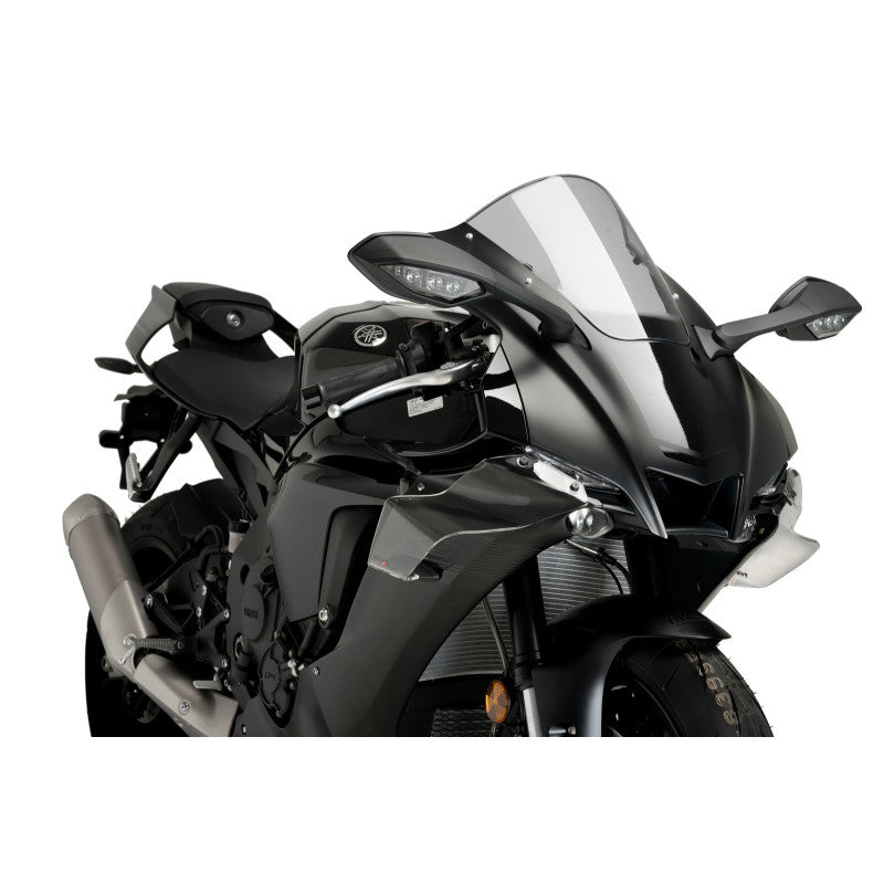 PUIG SPOILER FRONTALE GP PER YAMAHA YZF-R1 RACE 2024 FUME CHIARO