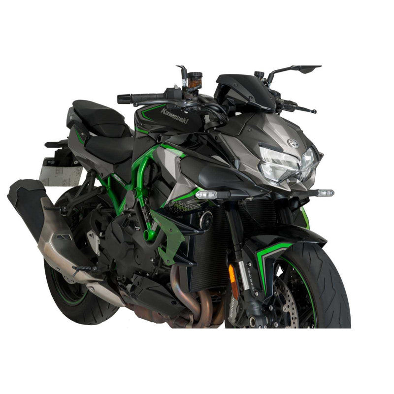 PUIG SPOILER LATERALE DOWNFORCE NAKED KAWASAKI Z H2 21-25 VERDE