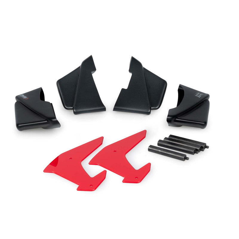 PUIG SPOILER LATERALE DOWNFORCE NAKED KAWASAKI Z H2 SE 21-25 ROSSO
