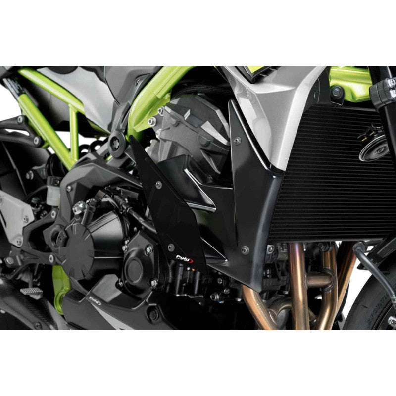PUIG SPOILER LATERALE DOWNFORCE NAKED KAWASAKI Z900 2022 NERO