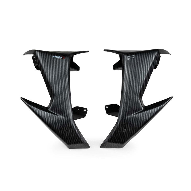 PUIG SPOILER LATERALE DOWNFORCE NAKED PER SUZUKI GSX-8S 23-25 CARBON LOOK