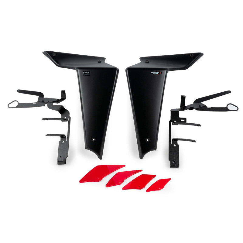 PUIG SPOILER LATERALE DOWNFORCE NAKED YAMAHA MT-09 21-23 ROSSO