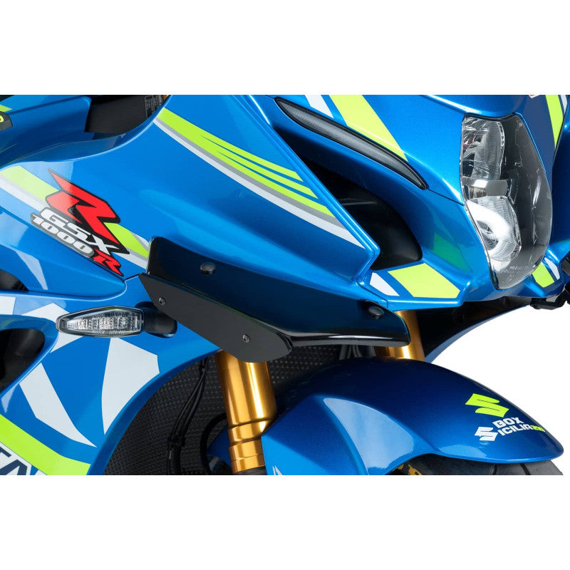 PUIG SPOILER LATERALE DOWNFORCE SPORT PER SUZUKI GSX-R1000/R 17-21 NERO