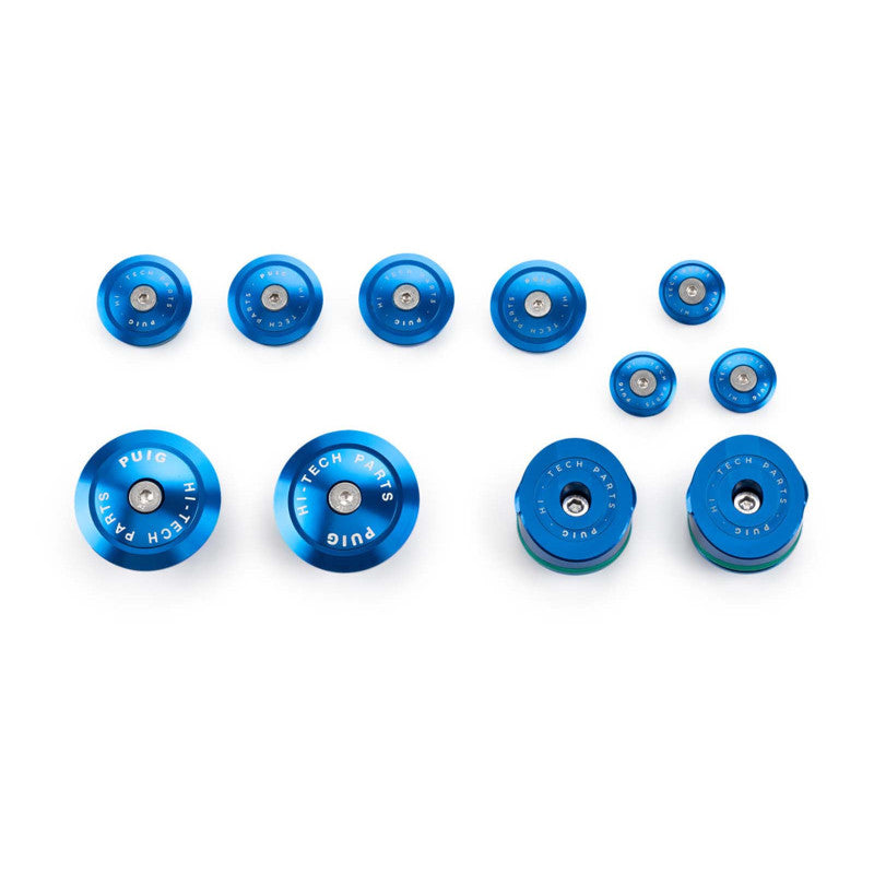 PUIG TAPPI TELAIO IN ALLUMINIO PER BMW R1200 GS 17-18 BLU