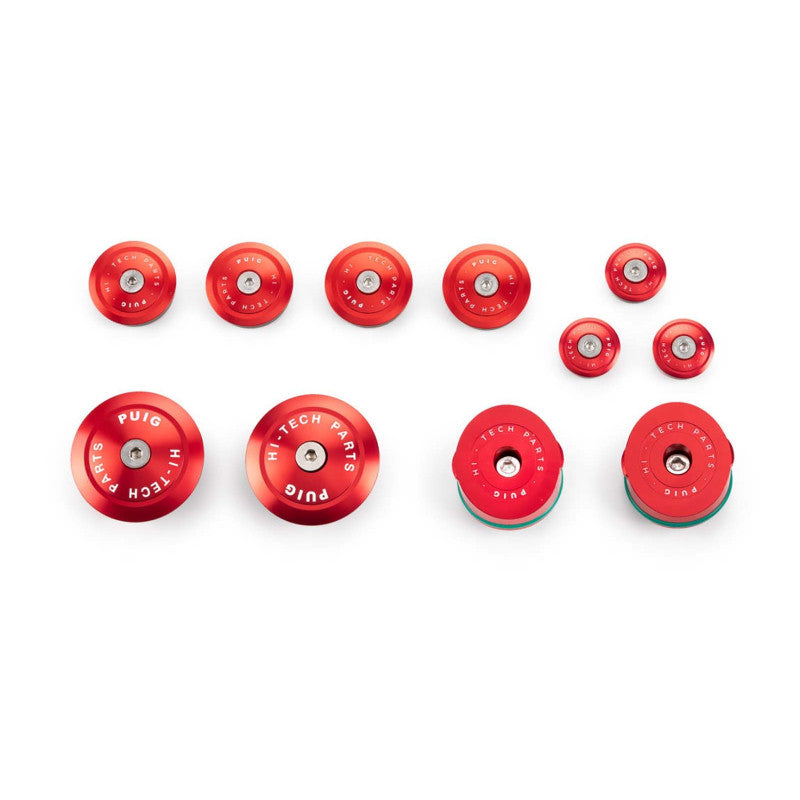 PUIG TAPPI TELAIO IN ALLUMINIO PER BMW R1250 GS 18-20 ROSSO
