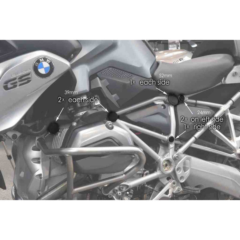 PUIG TAPPI TELAIO PER KAWASAKI Z900 20-21 NERO