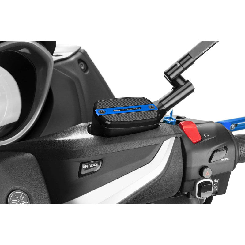 PUIG TAPPO SERBATOIO ANTERIORE PER FLUIDO FRENO ANT/POST. PER YAMAHA T-MAX 500 08-11 BLU