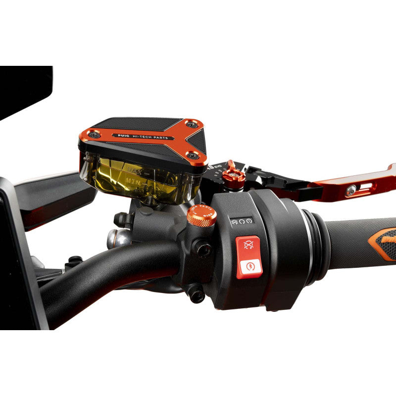 PUIG TAPPO SERBATOIO ANTERIORE PER FLUIDO FRENO KTM 990 R DUKE 24-25 ARANCIONE