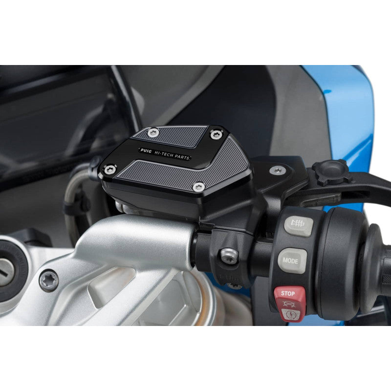 PUIG TAPPO SERBATOIO ANTERIORE PER FLUIDO FRENO PER BMW R1200 RS 15-16 NERO
