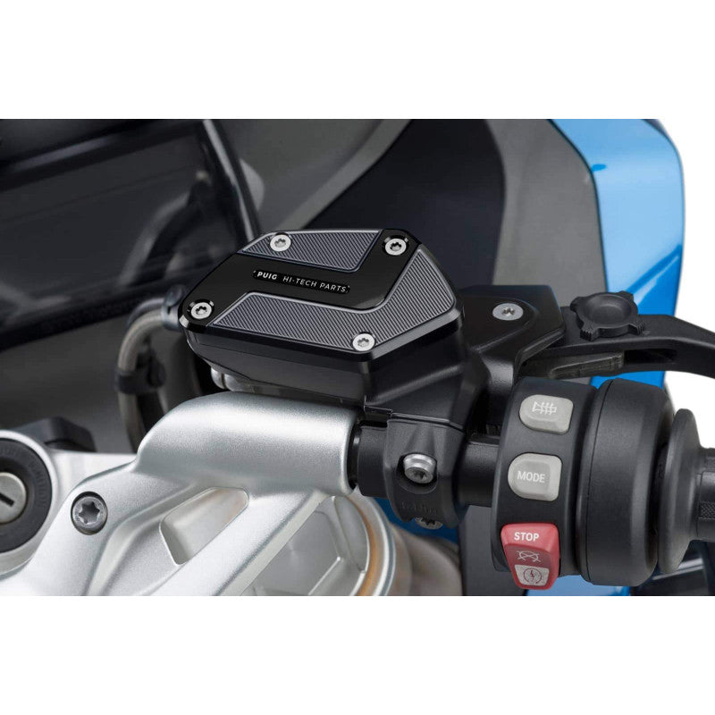 PUIG TAPPO SERBATOIO ANTERIORE PER FLUIDO FRENO PER BMW R1200 RS 17-18 NERO