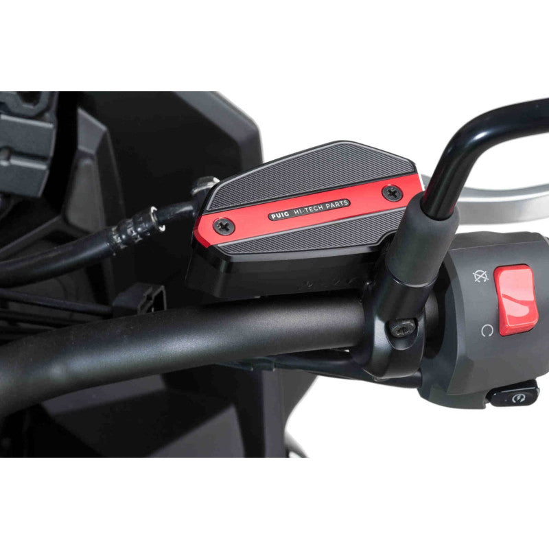 PUIG TAPPO SERBATOIO ANTERIORE PER FLUIDO FRENO PER KAWASAKI VERSYS 650 15-16 ROSSO