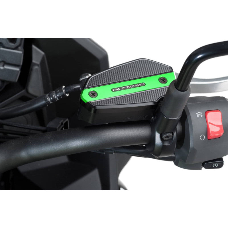 PUIG TAPPO SERBATOIO ANTERIORE PER FLUIDO FRENO PER KAWASAKI VERSYS 650 15-16 VERDE