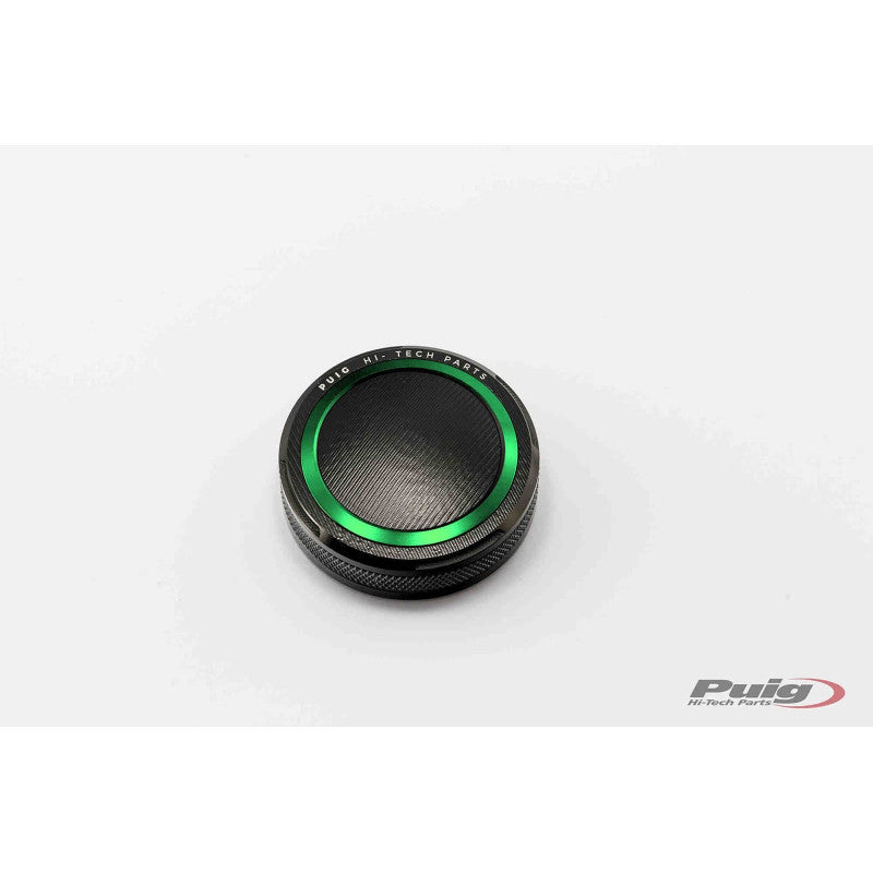 PUIG TAPPO SERBATOIO ANTERIORE PER FLUIDO FRENO PER KAWASAKI Z H2 2020 VERDE