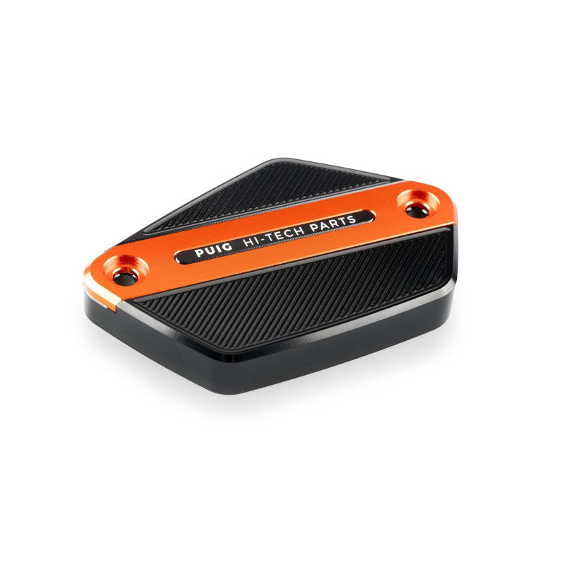 PUIG TAPPO SERBATOIO ANTERIORE PER FLUIDO FRENO PER KTM DUKE 125 2024 ARANCIONE