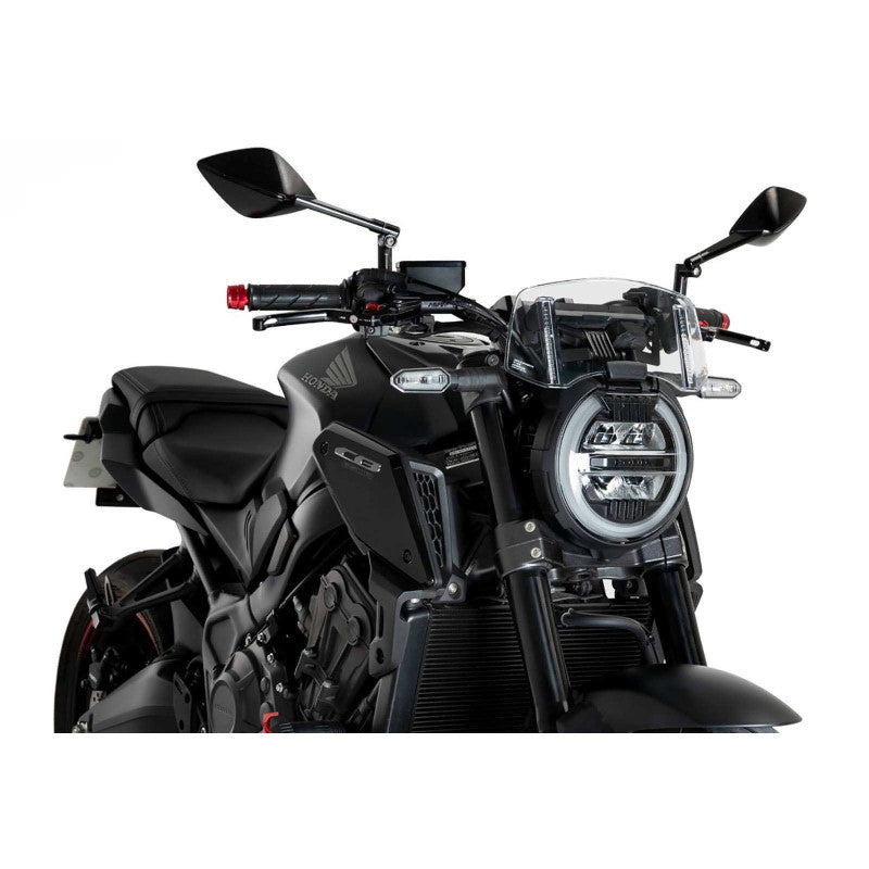 PUIG VISIERA VERSATILE PER HONDA CB650R NEO SPORTS CAFE 21-23 TRASPARENTE