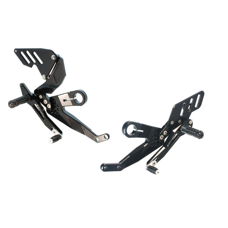 RACINGBIKE PEDANA-POGGIAPIEDE FISSO YAMAHA MT-01 05-12 NERO