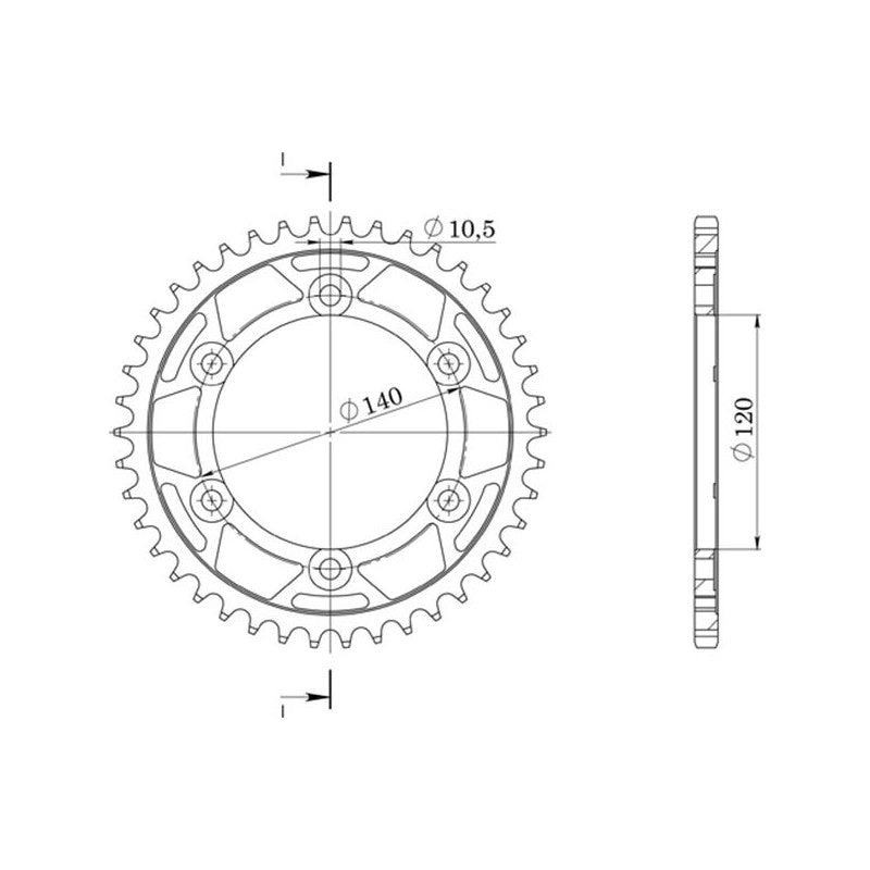 SGR CORONA R AL P520-D46 PER SUZUKI GSX-R 600 98/00