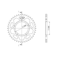 SGR CORONA R+2 AL P520-D43 PER APRILIA RSV4 RR 17-18