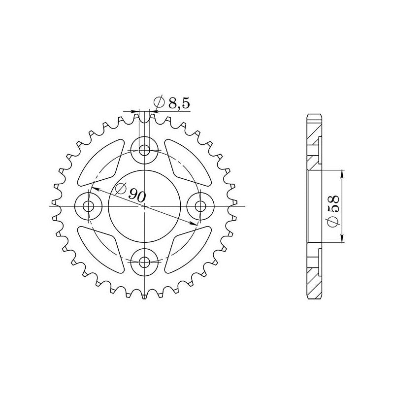 SGR CORONA S AC P420-D35 PER HONDA ANF INNOVA IE 125 03/12