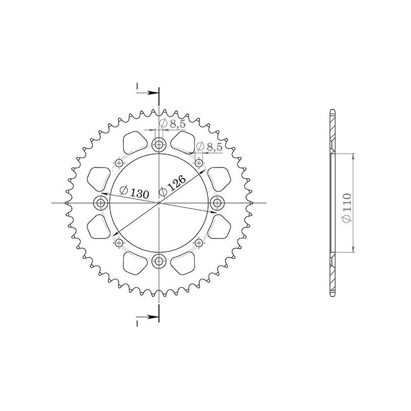 SGR CORONA S AC P420-D47 PER SUZUKI RM 65 03/05