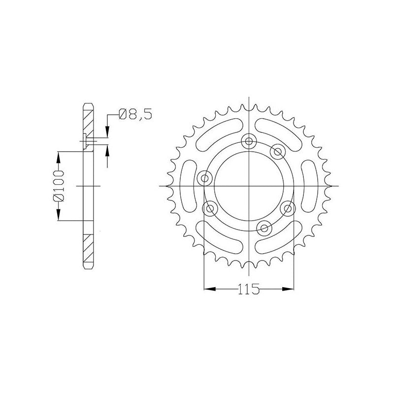 SGR CORONA S AC P420-D51 PER BETA RR MOTARD 50 02/04