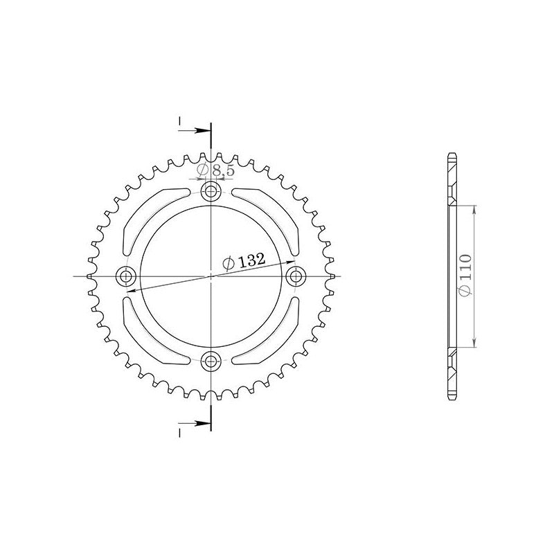 SGR CORONA S AC P428-D49 PER HUSQVARNA TC 19/16 85 14-24