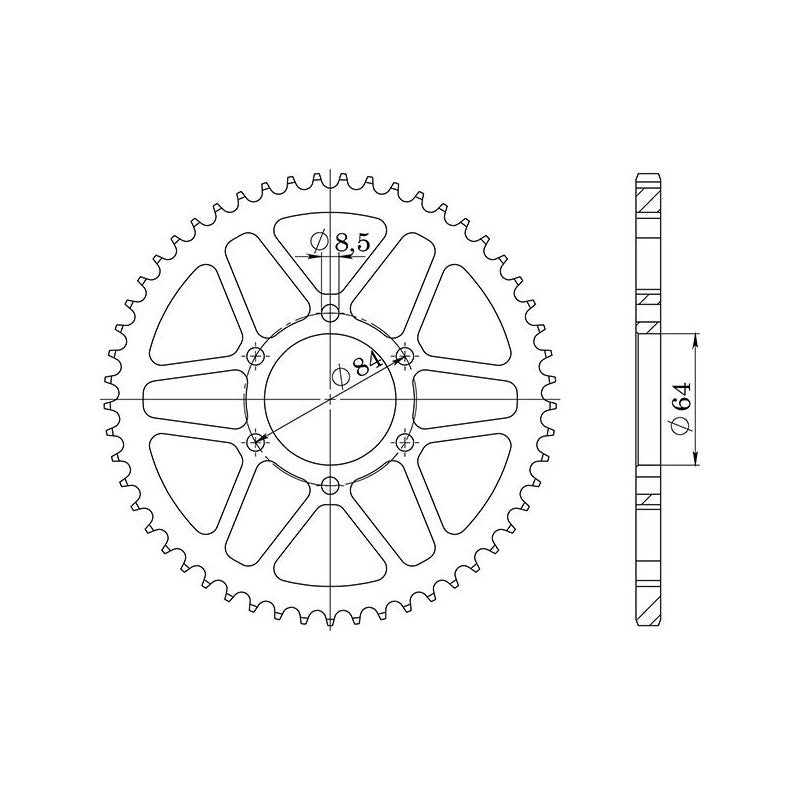 SGR CORONA S AC P428-D53 PER SUZUKI DR SE 125 94/00