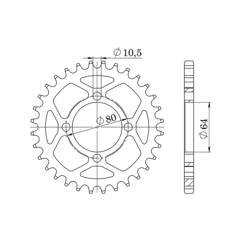 SGR CORONA S AC P520-D32 PER AEON COBRA RS/UTILITY 125 00/04
