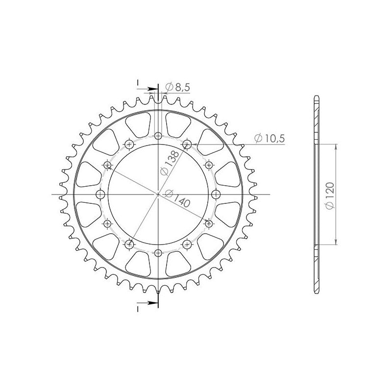 SGR CORONA S AC P520-D38 PER HONDA CBR R ABS/250 11/14