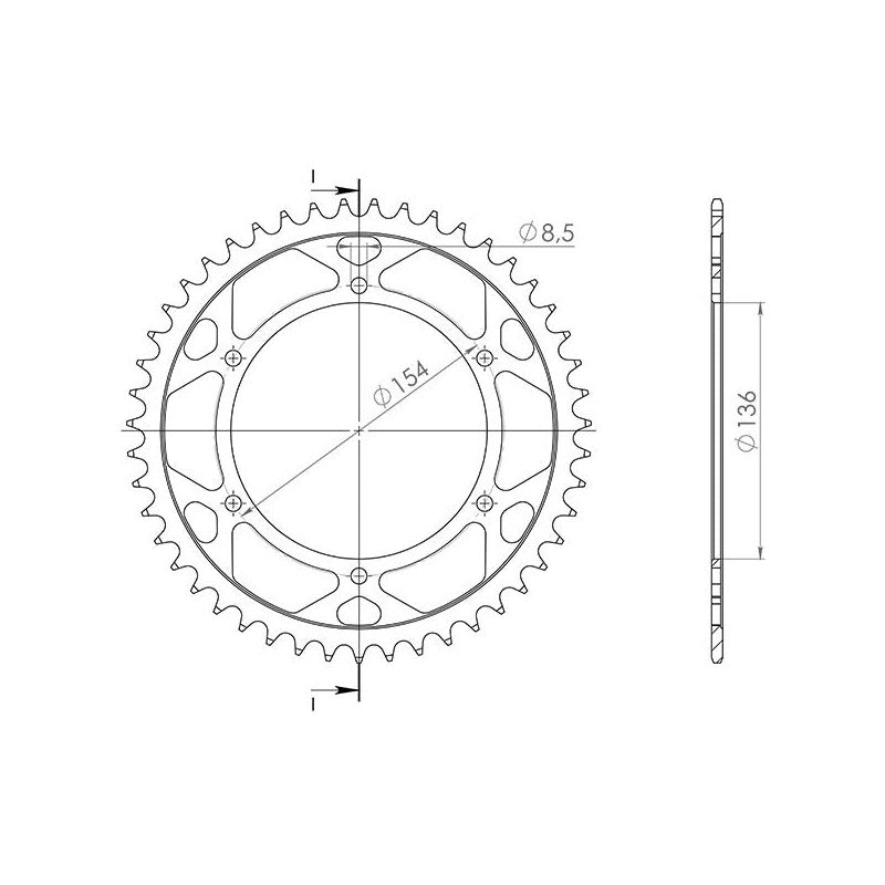 SGR CORONA S AC P520-D47 PER BMW G650 XCOUNTRY/ABS 07-10