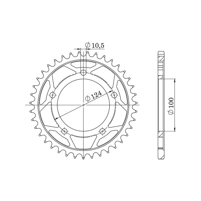 SGR CORONA S AC P525-D36 PER DUCATI 999 R 03/06