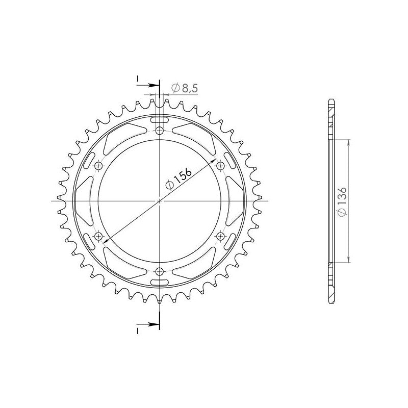 SGR CORONA S AC P525-D43 PER SUZUKI XF FREEWIND 650 97/01