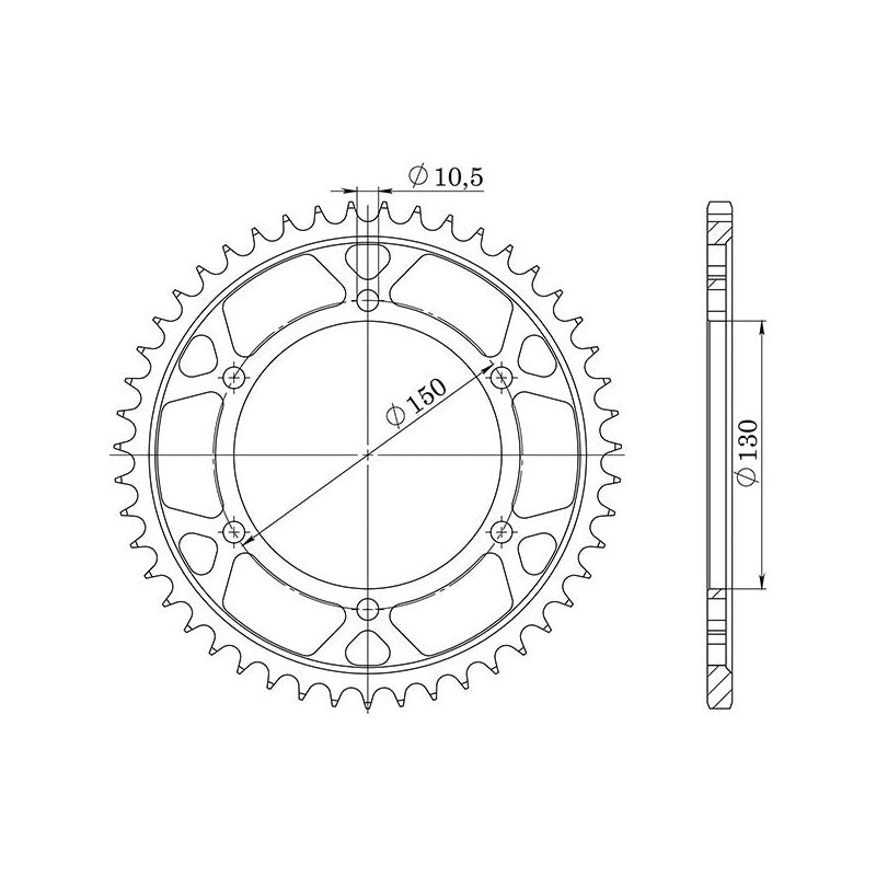 SGR CORONA S AC P532-D47 PER YAMAHA YZF R THUNDERACE 1000 98/01