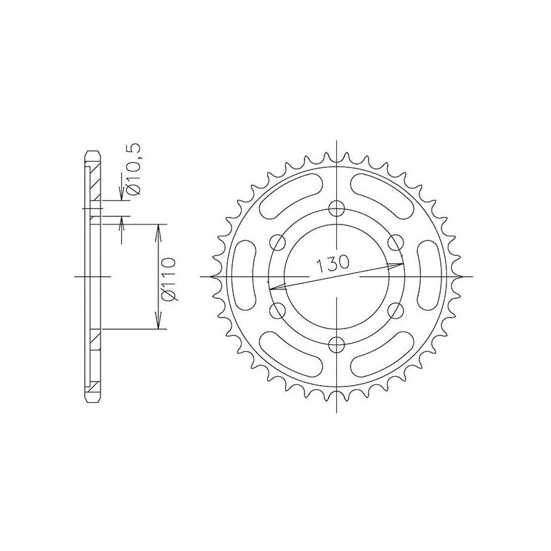 SGR CORONA S AC P532-D48 PER YAMAHA YZF-R6 03/05