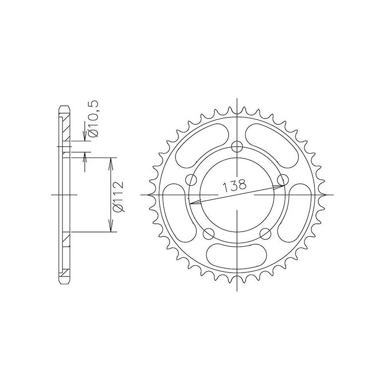 SGR CORONA S AC P532-D48 PER YAMAHA YZF-R6 99/02
