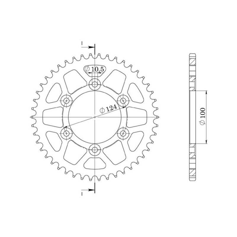 SGR CORONA S AL P520-D41 PER DUCATI MONSTER IE 750 02/02