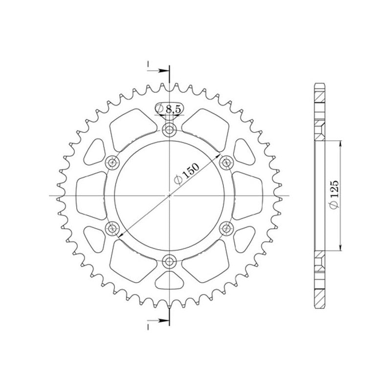 SGR CORONA S AL P520-D50 KTM EXC 250 2018