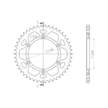 SGR CORONA S AL P520-D50 PER SUZUKI RM 125 97/99